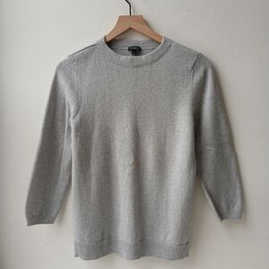 Talbots Cashmere Blend Metallic Crewneck Sweater Women's Medium